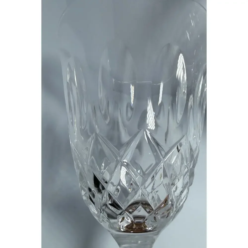 Mikasa CAMEO Blown & Cut Wine Glasses 8x3” Tall Set If Two Replacements